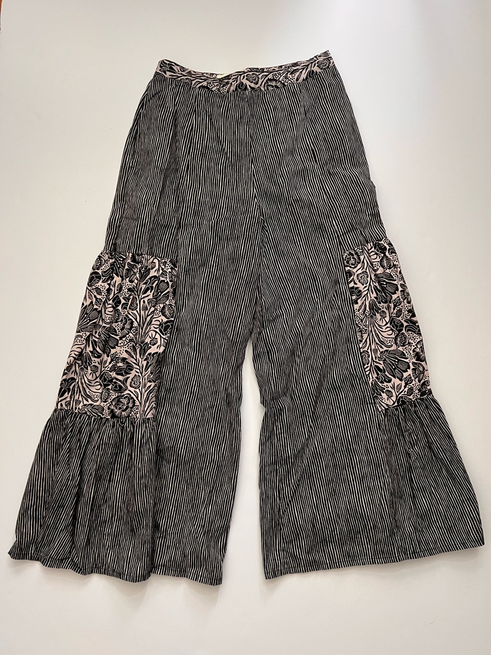 Anthropologie Bloomingprint Wide Leg Pants - Picture 3 of 7